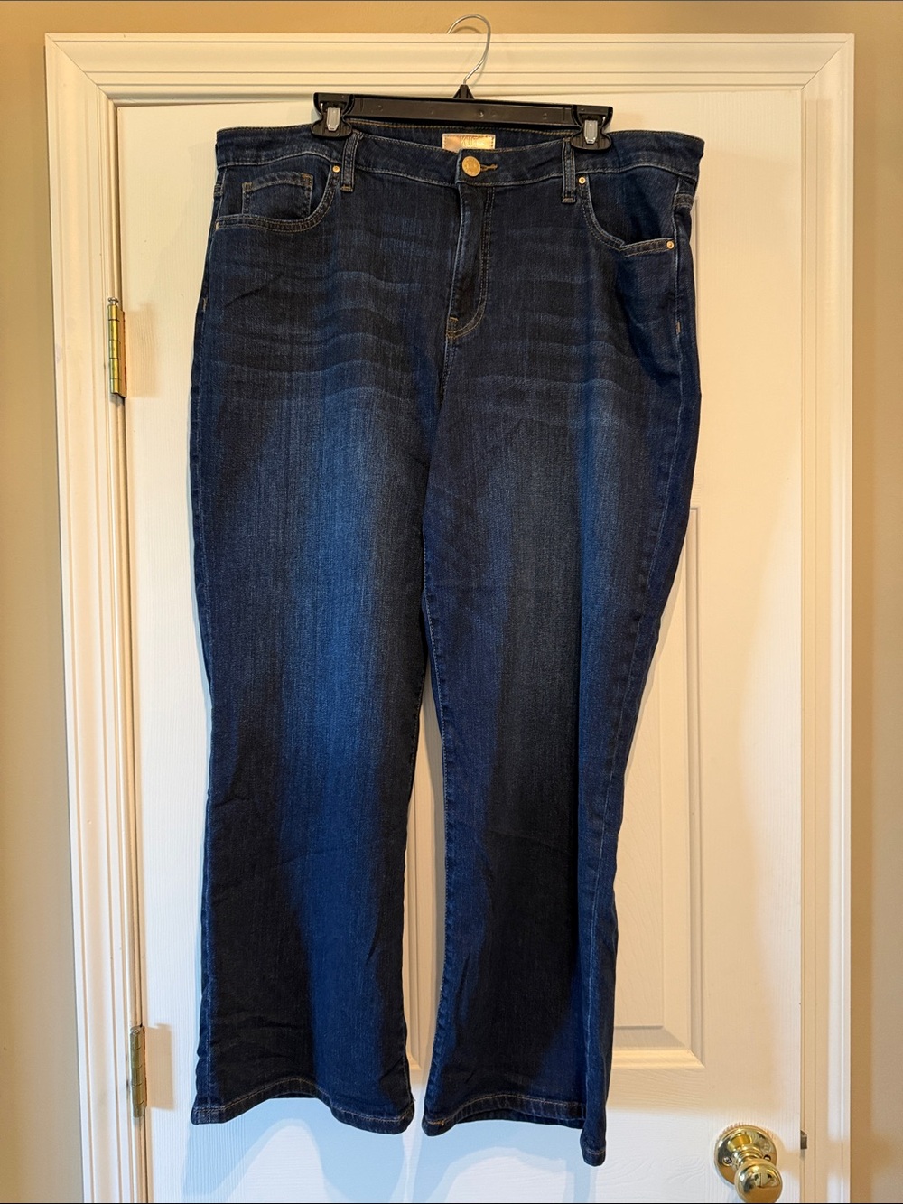 Kut from the Kloth Dark Indigo Wide-Leg Jeans